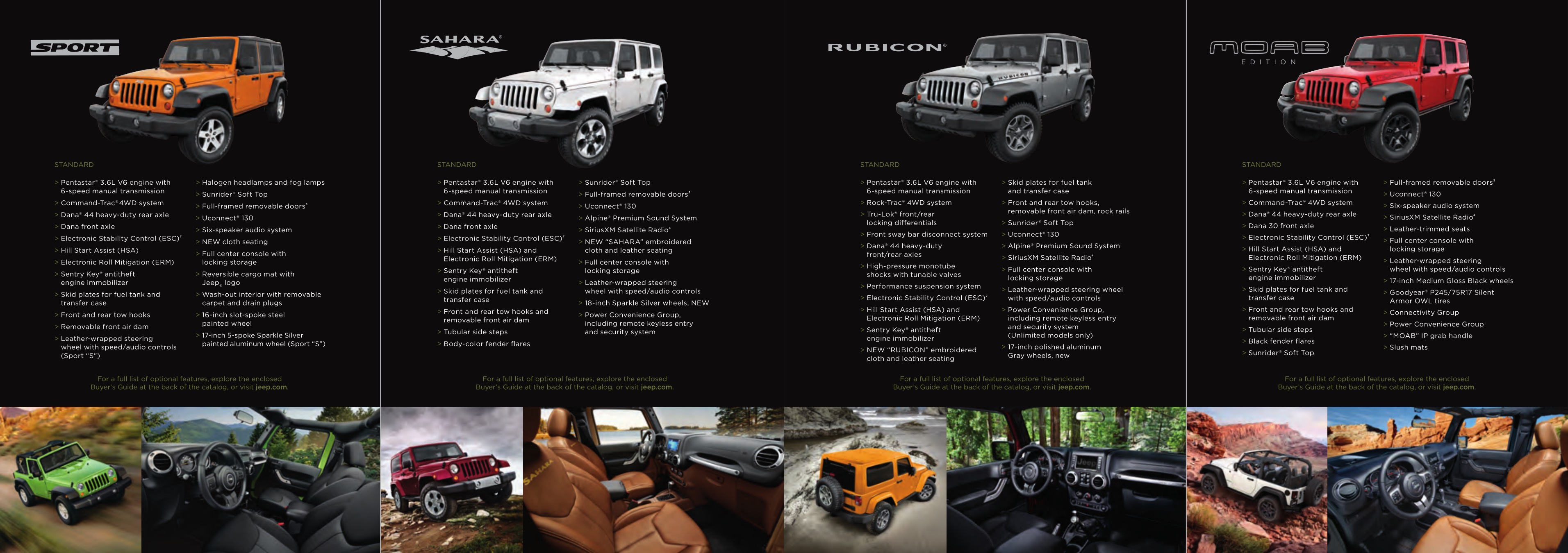 2013 Jeep Wrangler Brochure Page 16